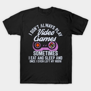 irish i was gaming funny st pay video gamer boys T-Shirt